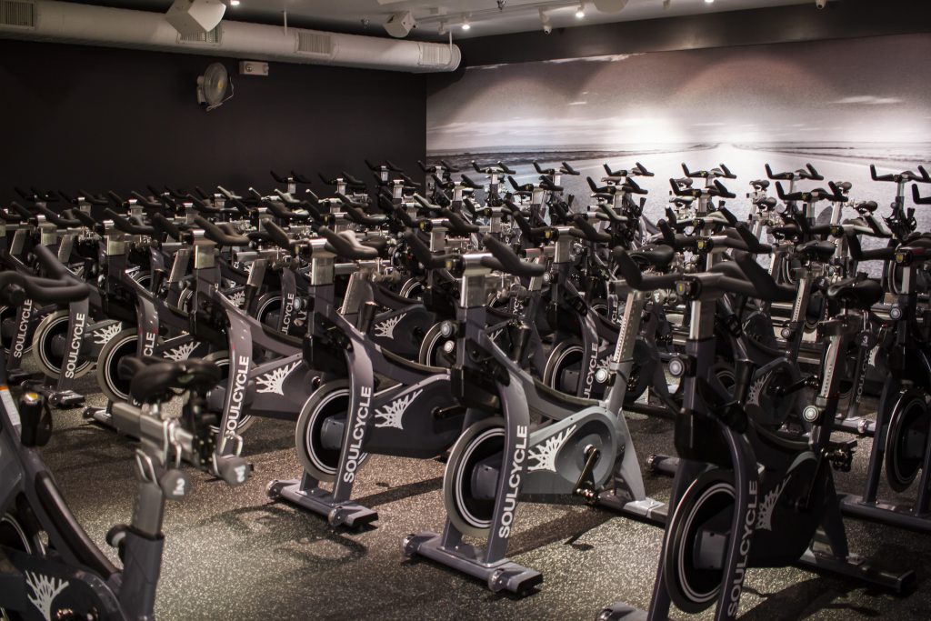 Soulcycle cycling area